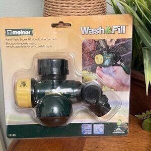 NEW MELNOR Wash & Fill House Spicket Faucet Attachment for Hand Wash Bucket Fill